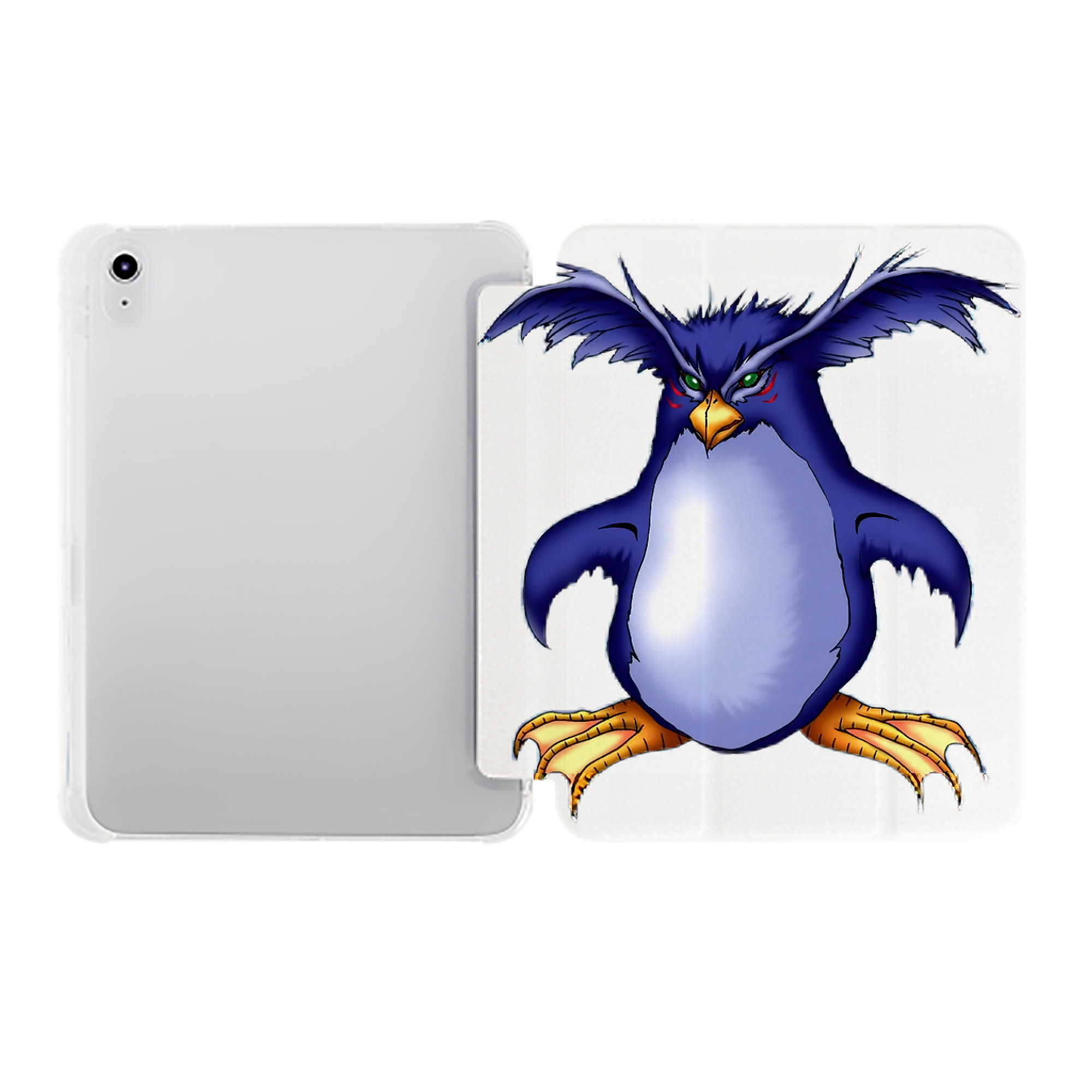 （画像用） 遊☆戯☆王 Yu-Gi-Oh! IPad ケース ペン収納付き 三つ折りスタンド PUレザー×シリコン 対応機種9.5/10.5/10.9インチ